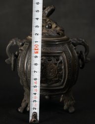 Bronze censer Koro 1900 craft