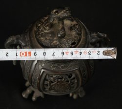 Bronze censer Koro 1900 craft