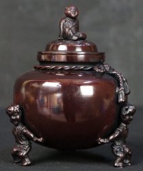 Bronze censer Koro 1970