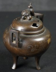 Bronze censer Koro bronze 1880