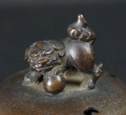 Bronze censer Koro bronze 1880