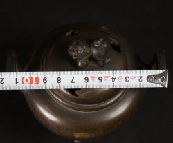 Bronze censer Koro bronze 1880