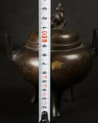 Bronze censer Koro bronze 1880