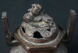 Bronze censer Meiji Koro 1880s