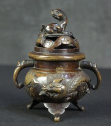 Bronze censer Ryu 1880