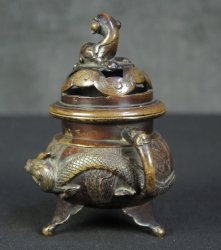 Bronze censer Ryu 1880