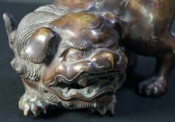 Bronze censer Shishi 1800