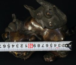 Bronze censer Shishi 1800