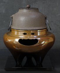 Bronze Chagama cast iron1980