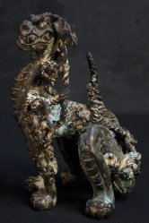 Bronze Shishi lion dog 1800