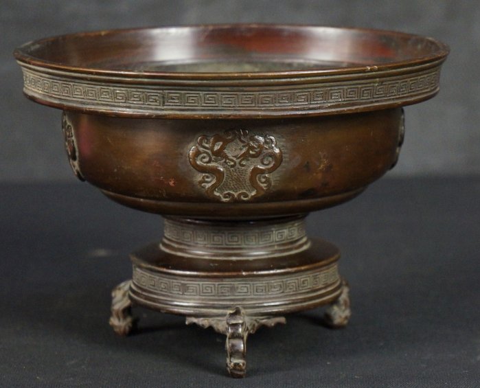 Bronze Ikebana vase 1880