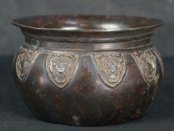 Bronze Koboshi vase 1880s