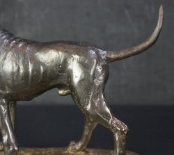 Bronze sculpture Inu 1970