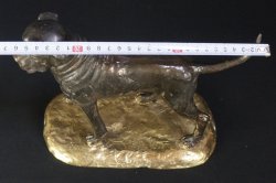 Bronze sculpture Inu 1970