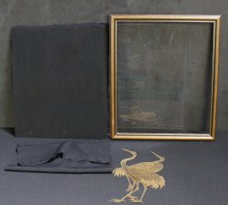 Bronze tsuru birds 1980