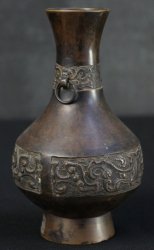 Bronze vase 1880 Meiji art