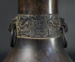 Bronze vase 1880 Meiji art