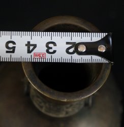 Bronze vase 1880 Meiji art