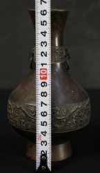 Bronze vase 1880 Meiji art