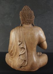 Buddha sculpture temple 1970