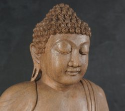 Buddha sculpture temple 1970