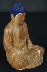 Buddha wood carving 1970 h