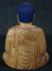 Buddha wood carving 1970 h