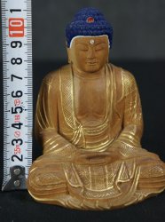 Buddha wood carving 1970 h