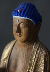 Buddha wood carving 1970 r