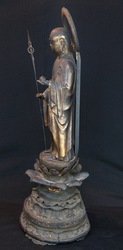 Jisobosatsu Buddhist wood sculpture 1700s