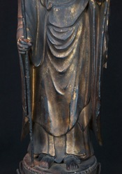 Jisobosatsu Buddhist wood sculpture 1700s