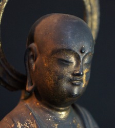Jisobosatsu Buddhist wood sculpture 1700s