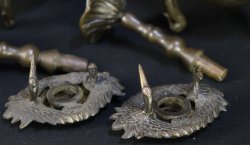 Buddhist altar 1900 bronze set