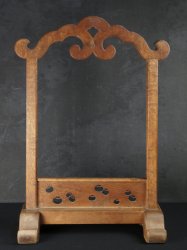 Buddhist bell stand 1880 Keyaki