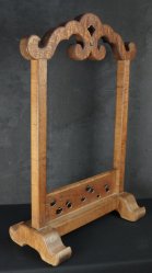 Buddhist bell stand 1880 Keyaki