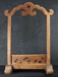 Buddhist bell stand 1880 Keyaki