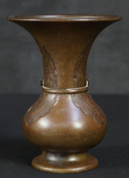 Buddhist bronze vase 1800