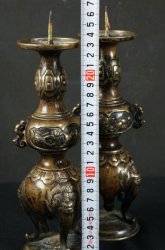 Buddhist candle stand 1900