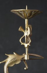 Buddhist candle stand 1950