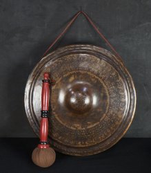 Buddhist Gong Japan temple 1950