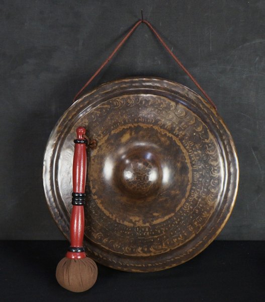 Buddhist Gong Japan temple 1950