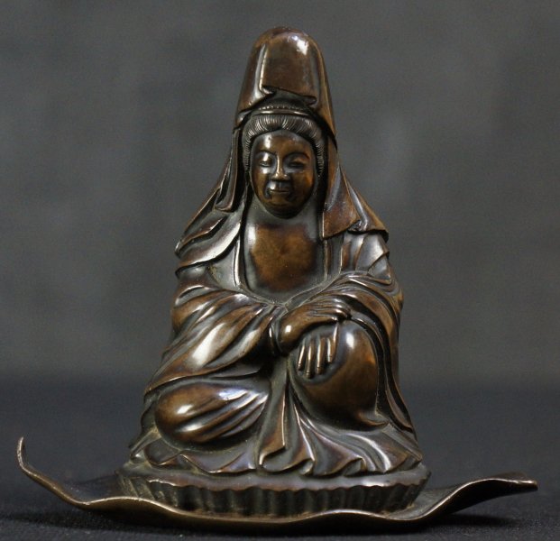 Buddhist Kannon lost wax 1830