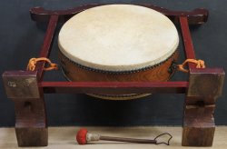 Buddhist Taiko drum 1930s