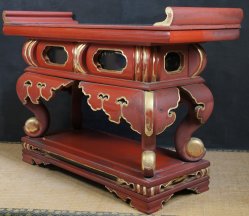 Buddhist temple altar 1900