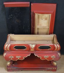 Buddhist temple altar 1900