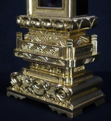 Buddhist temple altar1980