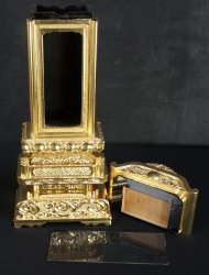 Buddhist temple altar1980