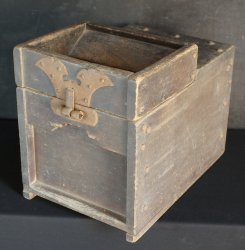 Buddhist temple charity box 1800