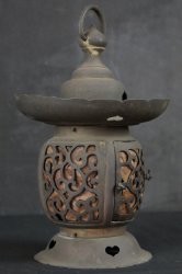 Buddhist temple lamp 1850