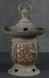 Buddhist temple lamp 1850
